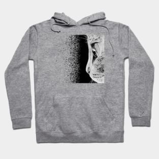 Cat Portrait Sketch Hoodie